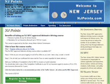 Tablet Screenshot of njpoints.com